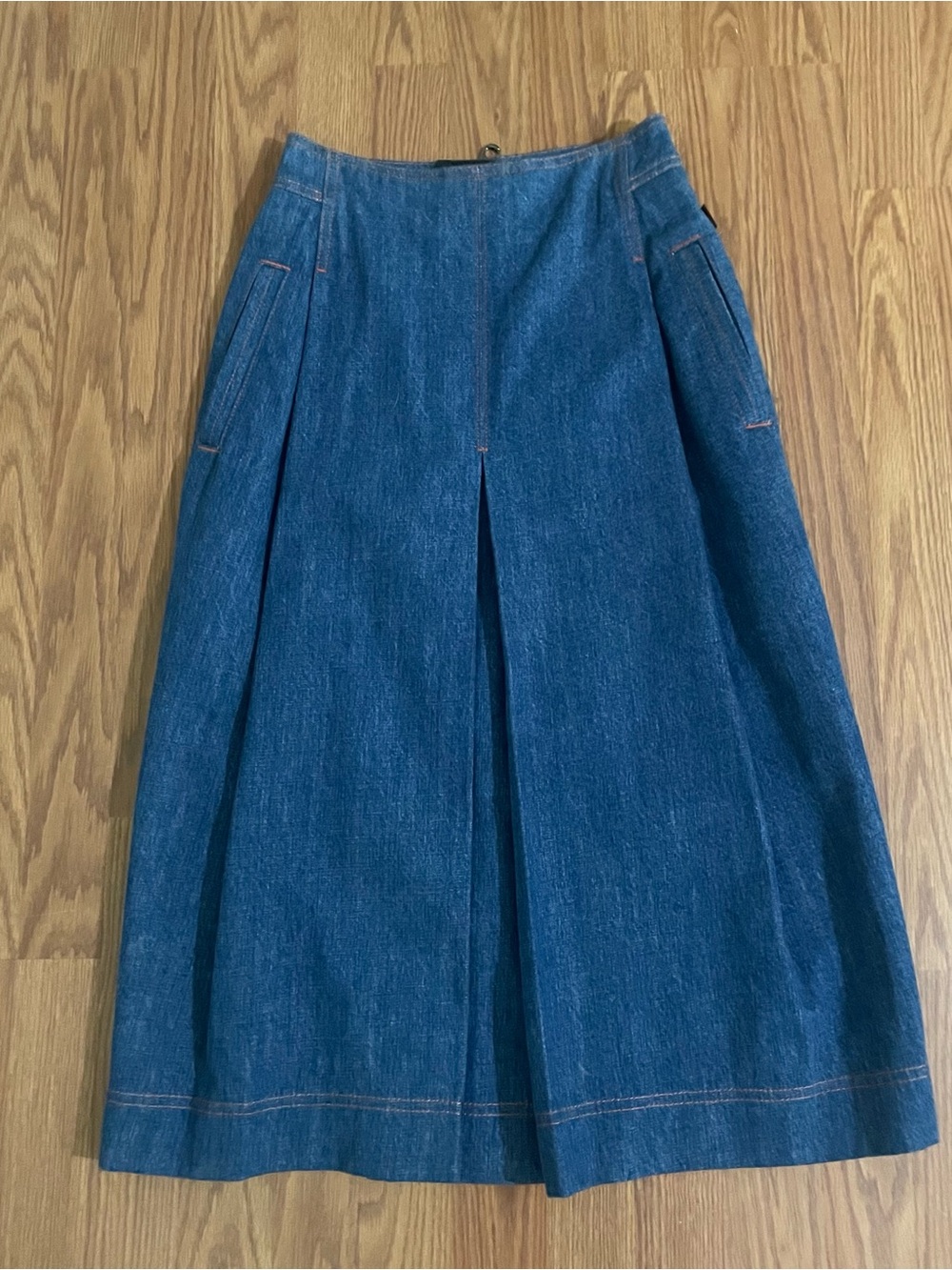 Chloe Blue Denim Maxi Skirt